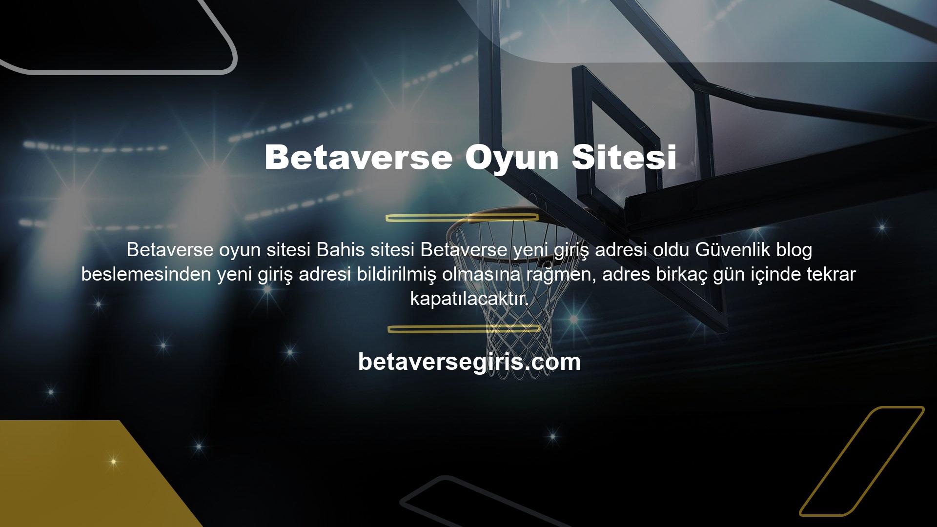 Betaverse oyun sitesi